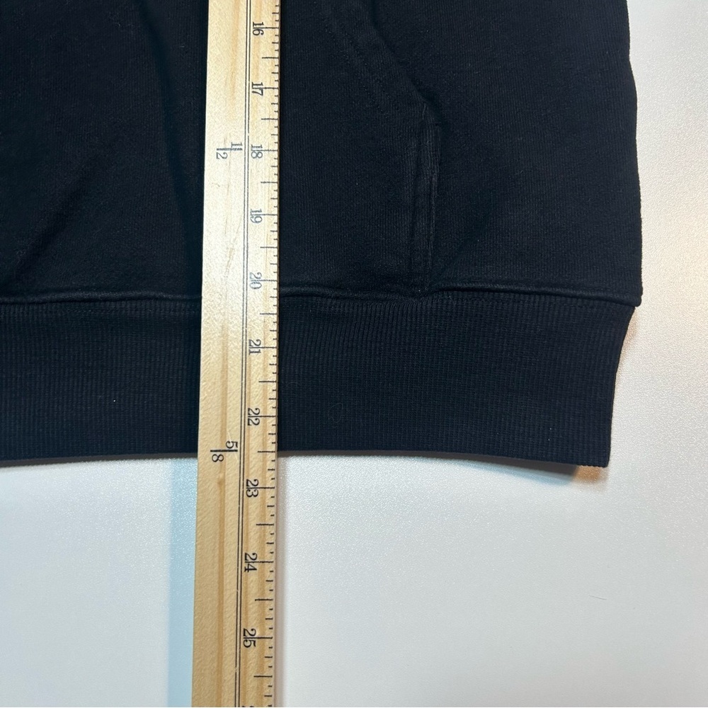 Aritzia Tna Teddy Fleece Lined Half Zip Hoodie Jacket Black Size XS - Picture 8 of 8